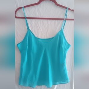 Source Unknown Aqua Camisole Top
